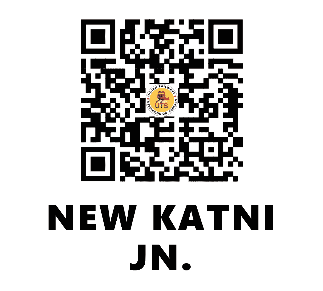UTS QR Code for NEW KATNI JN. - NKJ - WC (MADHYA PRADESH)